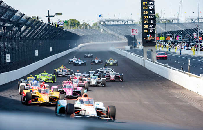 Penske's big Brickyard debut last August, mid-COVID, felt a bit...empty.